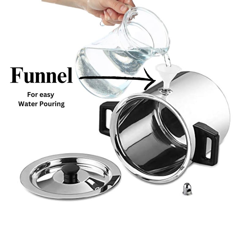 AadiVeer AadiVeer Milk Boiler | Milk Cooker | Milk Pot Spare Parts, Set of 2 Handles, Knob, Whistle and Funnel  - Image 5