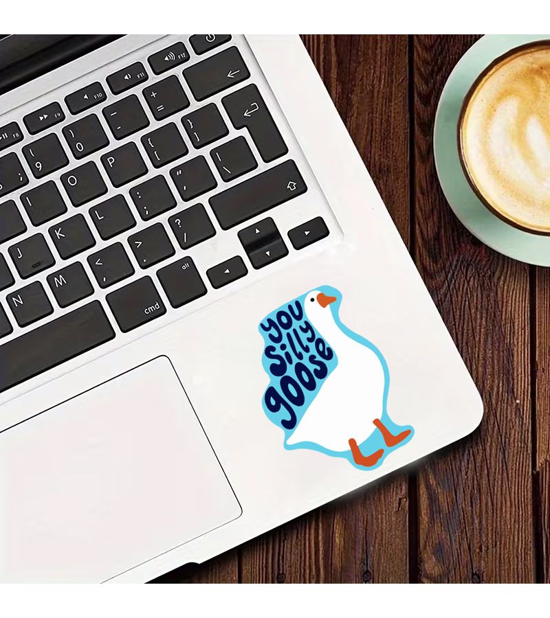 Scratch Resistant Durable Silly Goose Sticker 1pc For Laptop Car Motorcycle - Image 5