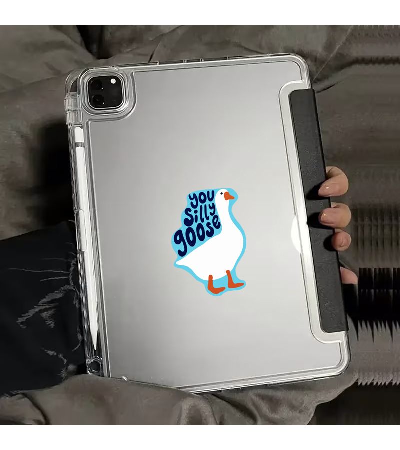 Scratch Resistant Durable Silly Goose Sticker 1pc For Laptop Car Motorcycle - Image 2