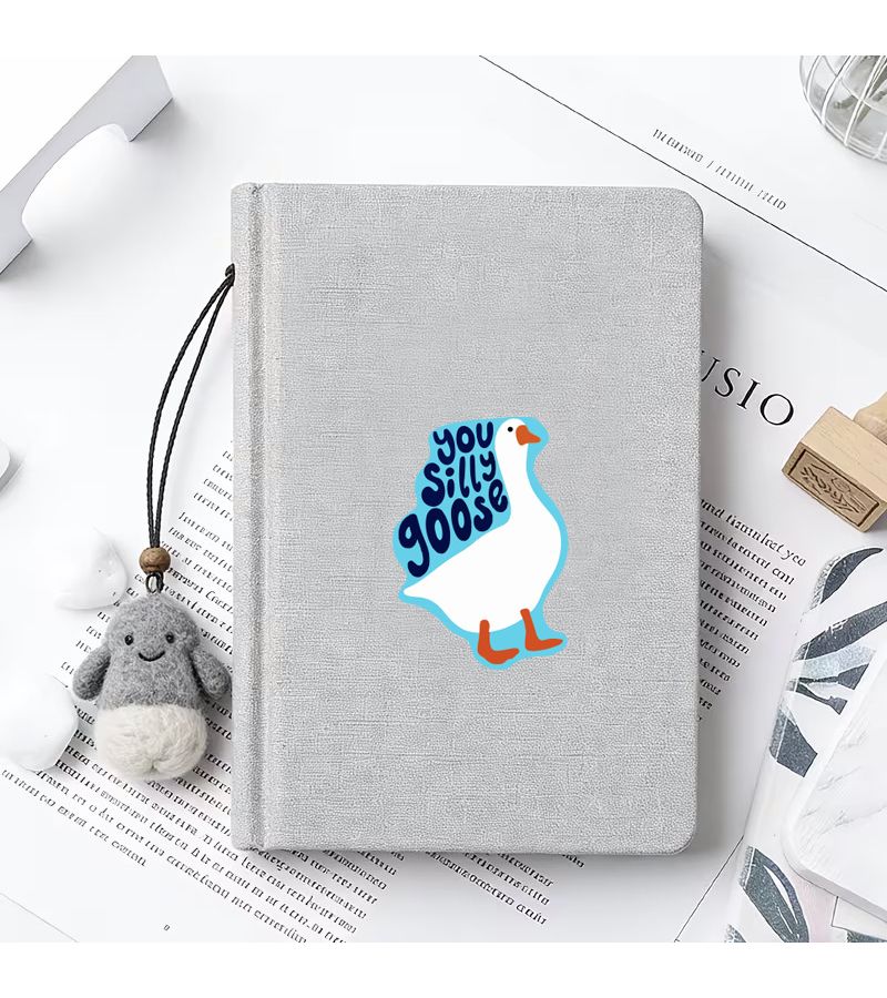 Scratch Resistant Durable Silly Goose Sticker 1pc For Laptop Car Motorcycle - Image 4