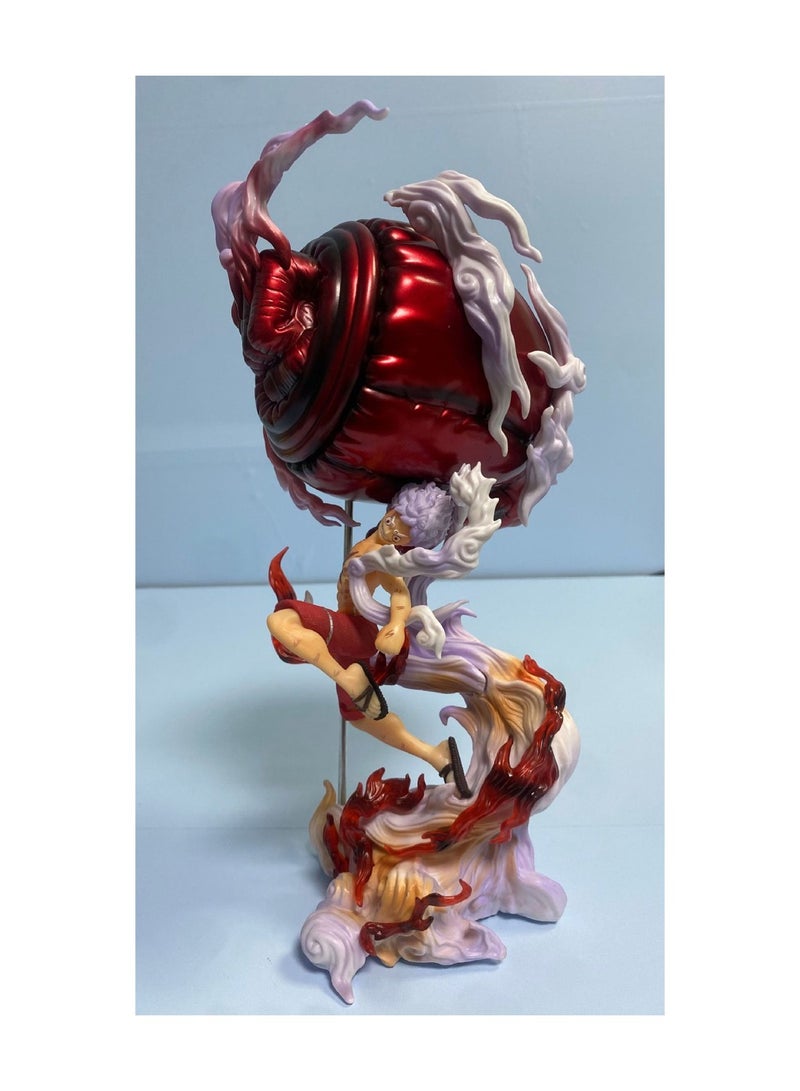 One Piece anime One Piece Straw Hats Series Third Nika Luffy Anime Model Sun  Fruit fifth Gear Big Fist Figure Model Ornament 31Cm  - Image 4