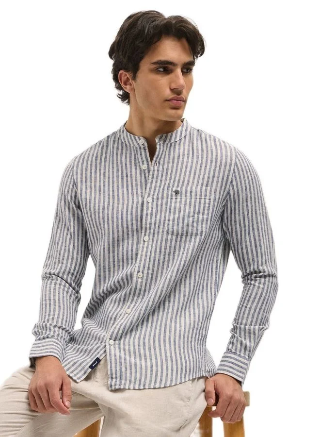 THE BEAR HOUSE Men's Shirt for Casual and Formal Wear | Classic Button-Down Style for Office, Daily Use, Travel, Events & All-Season Outfits | Versatile & Stylish Wardrobe Essential for Every Occasion