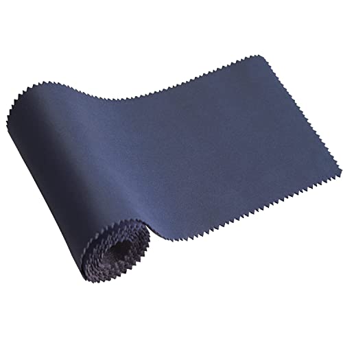 Mooson Piano Keyboard Anti-Dust Cover High Technology Fabric Key Cover Cloth Fit For Upright Piano, Electric Piano & Grand piano (Dark blue) (Dark blue) - Image 2
