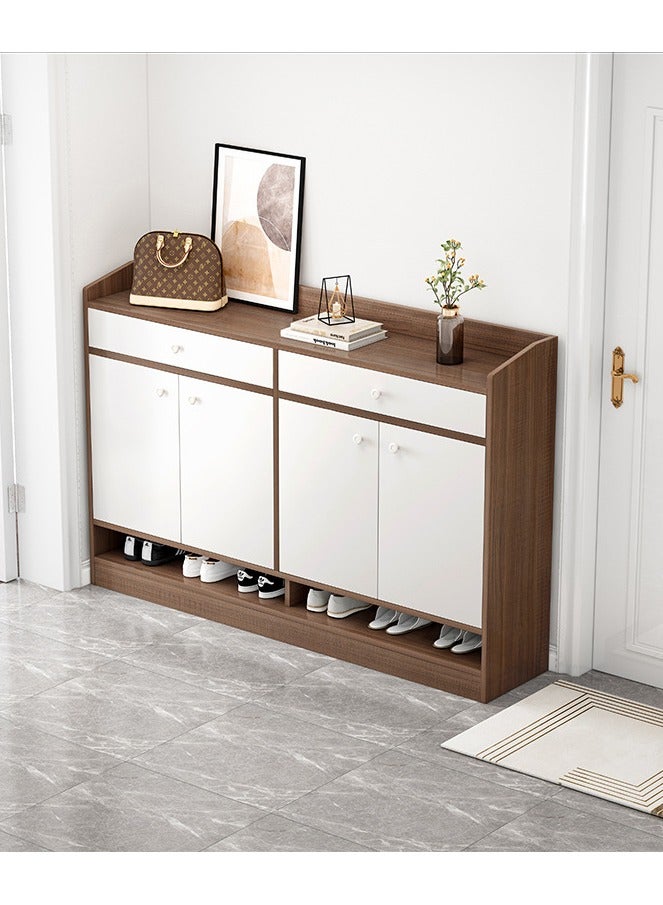 رفوف الأحذية رفوف الأحذية المستقلة ، مع 4 طبقات رفوف الأحذية ، مدخل غرفة نوم الممر رفوف الأحذية الحديثة ( 120 * 32 * 90 سم ) - Image 2