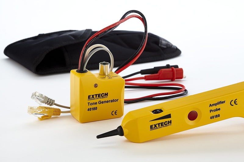Extech 40180 Tone Generator and Amplifier Probe Kit - Telephone Line Tester, Wire Tracer & Circuit Finder with Alligator Clips for Cable Continuity, Tone Detection & Installation Testing - Image 4