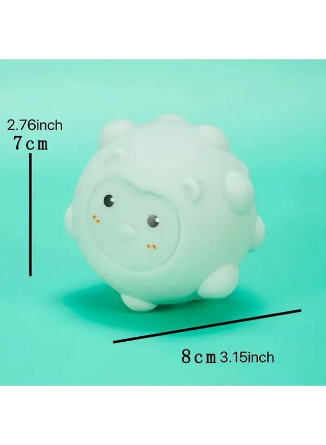 1 قطعة لعبة كرة للكلاب الصغيرة، لعبة مضغ على شكل حيوان مع صوت بدون بطارية - Image 3