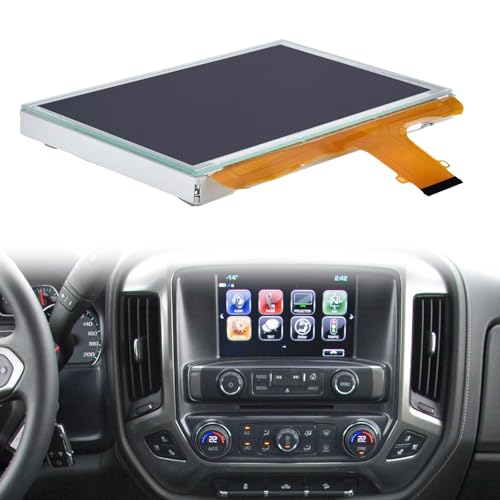 YYinno 8” LCD Monitor Touch Screen Glass Digitizer Navigation Radio Replacement DJ080PA-01A Fit for 2015 2016 2017 2018 Chevy Silverado Suburban Tahoe/G-M-C Yukon Sierra - Image 1