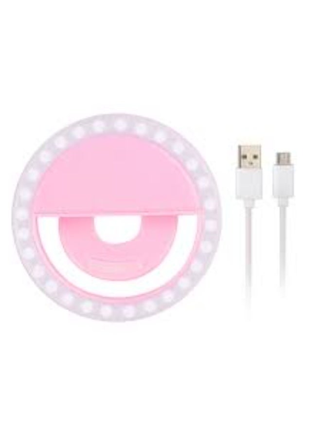 Ring Light Selfie Mobile Phone Rechargeable LED Camera Light for Video Shooting, Laptop Light for Video Conferencing (All Color Light and Flash) - Image 3