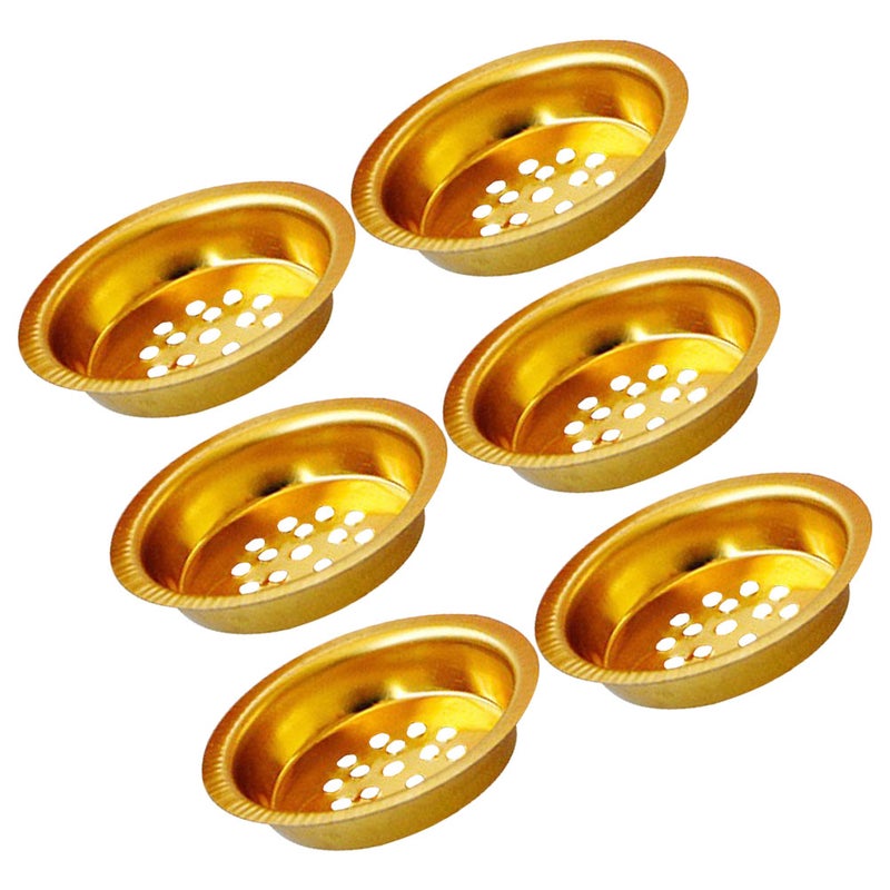 6pcs Elegant Incense Burner Tray Adornments Delicate Incense Burner Trays Vintage Censer Cup Handy Censer Cup For Parties - Image 5