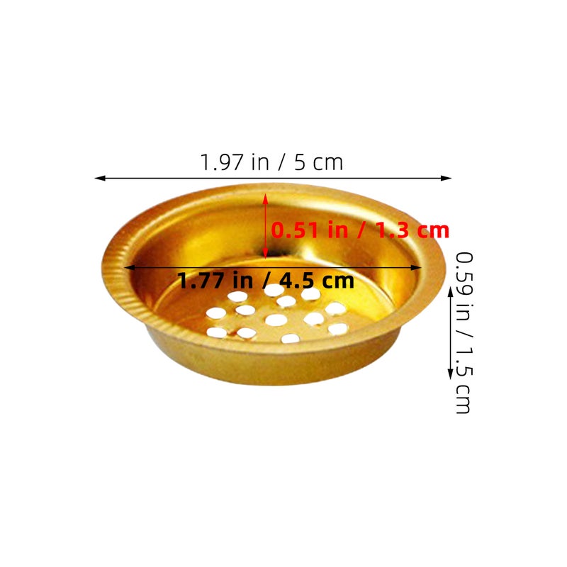 6pcs Elegant Incense Burner Tray Adornments Delicate Incense Burner Trays Vintage Censer Cup Handy Censer Cup For Parties - Image 3