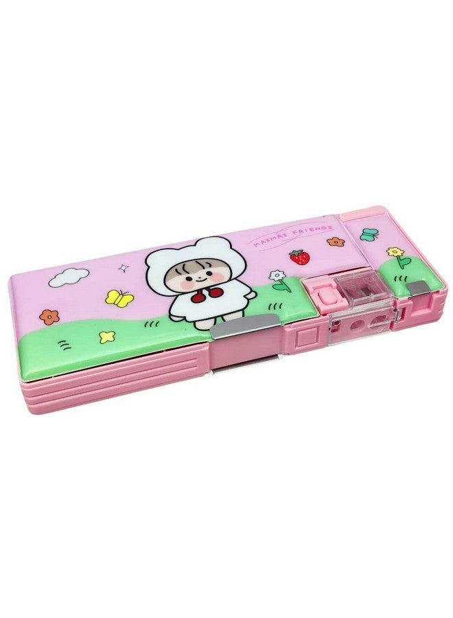 FunBlast Multifunctional Pencil Box for Kids, Kids Pencil Box for Boys & Girls, Magnetic Pencil Box for Boys, Pop up Pencil Box, Pencil Case for Kids (Cute Girl) - Image 5
