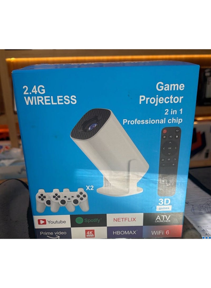 جهاز عرض للألعاب (2 في 1) مزود بشريحة احترافية، وجهاز محمول يضم وحدة تحكم لاسلكية (Gamepad) وتقنية 2.4 جيجاهرتز. - Image 5
