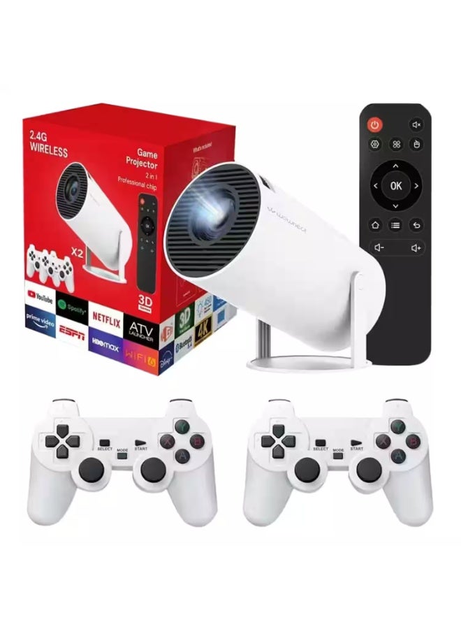 جهاز عرض للألعاب (2 في 1) مزود بشريحة احترافية، وجهاز محمول يضم وحدة تحكم لاسلكية (Gamepad) وتقنية 2.4 جيجاهرتز. - Image 4