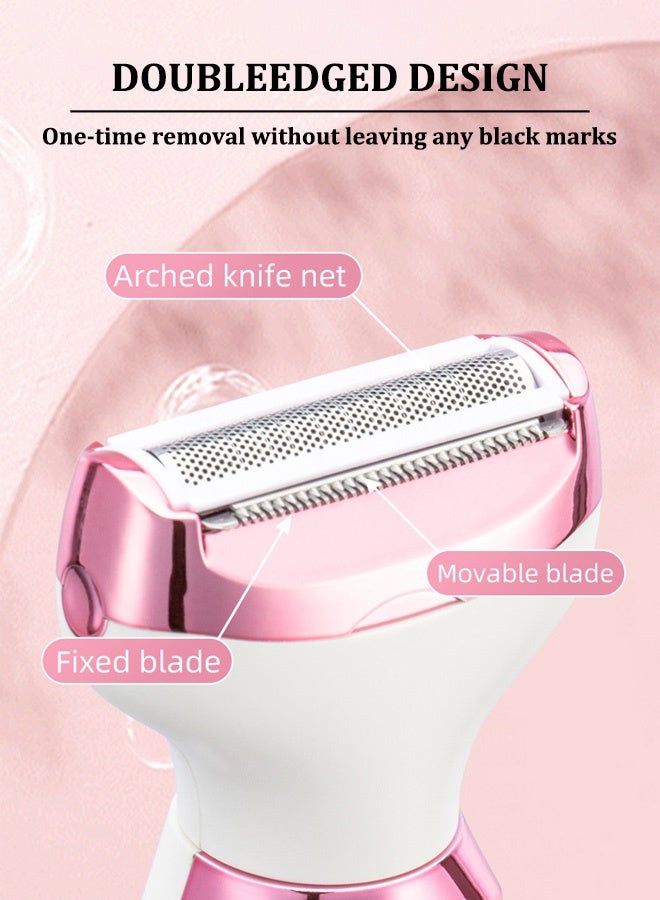 Generic 4-In-1 Multi-Function Hair Removal for Women  Electric Razor For Legs and Underarm  Waterproof Hair Removal Epilator Bikini Trimmer - Image 4
