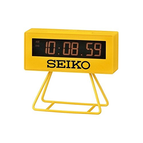 Seiko Timer Clock (4.3 cm x 10 cm x 2.3 cm, Yellow, QHL062YN) - Image 1