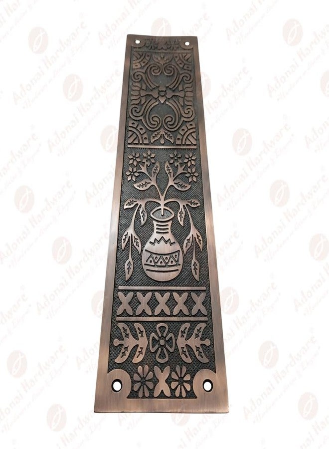 Adonai Hardware Decorative Aluminium Push Plate (15 Inch Melchizedek x 1 Pack, Antique Copper) - Image 4