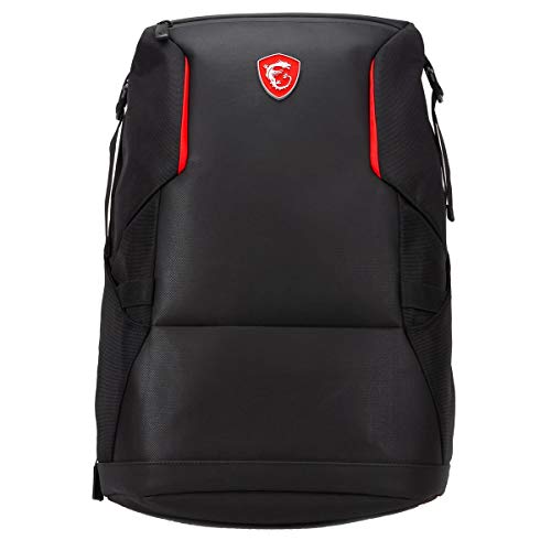 MSI Urban Raider Gaming Laptop Backpack Quick Access Padded Mesh Lightweight Polyester Exterior Fits Up to 17 Laptop Water Repelent IPX2 Medium - Image 1