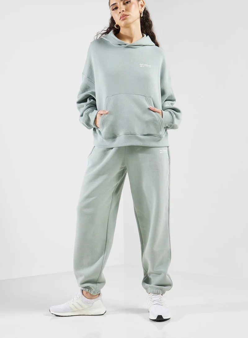 New Balance Linear Heritage Brushed Back Fleece Sweatpants