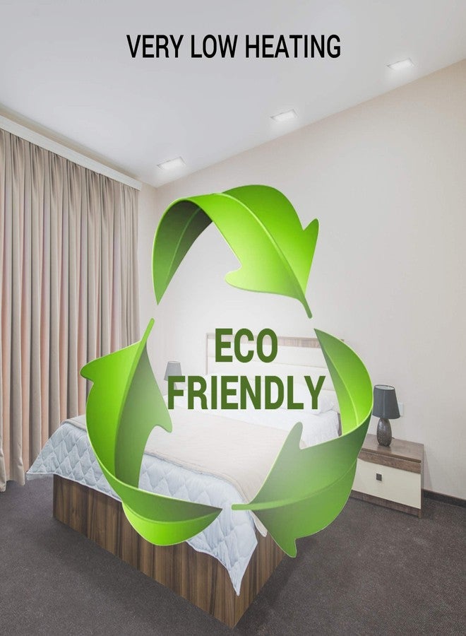 SYSKA SSK-RDL-S 20-Watt LED Slim Recessed Panel Light (Cool White, Square) - Image 5