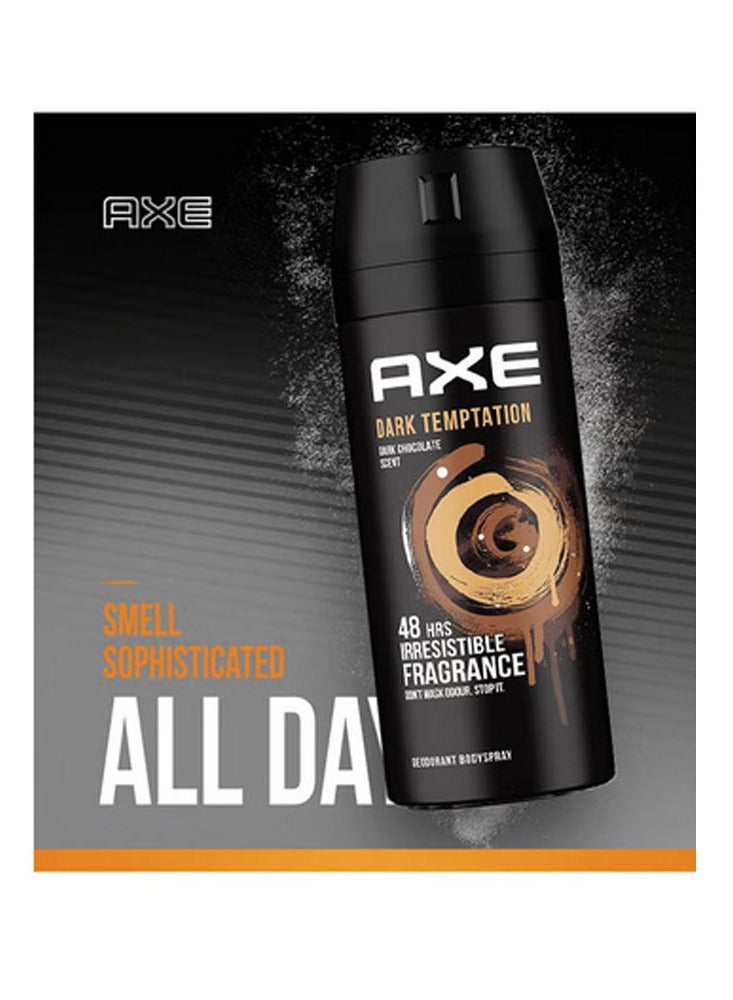 Axe Pack Of 6 Dark Temptation Deodorant Body Spray 150x6ml - Image 2