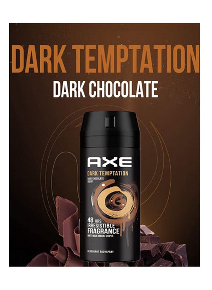 Axe Pack Of 6 Dark Temptation Deodorant Body Spray 150x6ml - Image 3