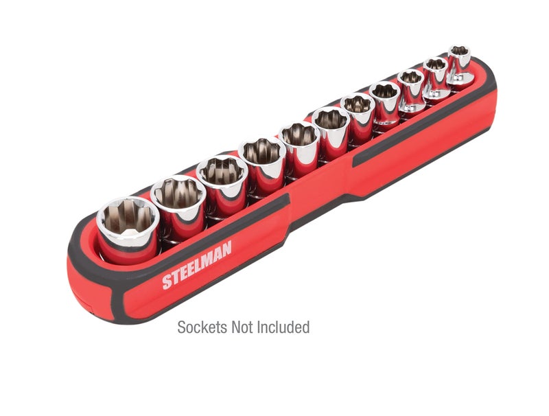 Steelman 75104 Small 6-Inch Long Magnetic Steel Socket Storage and Parts Accessory Tray - Image 3