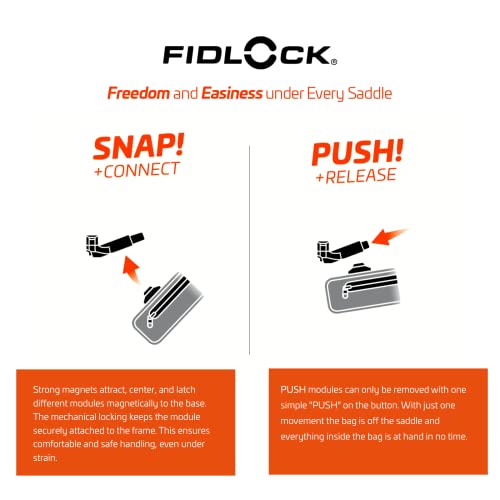 FIDLOCK Push Saddle Bag 400 - Underseat Bike Trunk- Pouch - Image 5