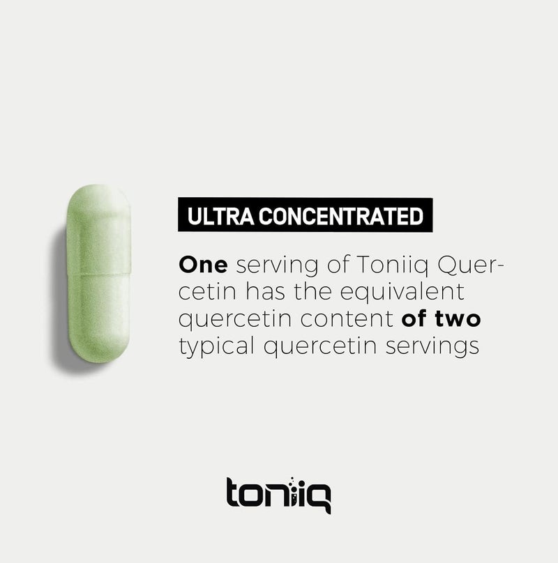 Toniiq Ultra High Purity Quercetin Capsules  95 Highly Purified and Bioavailable  1000mg Per Serving  120 Capsules Quercetin Supplement - Image 5