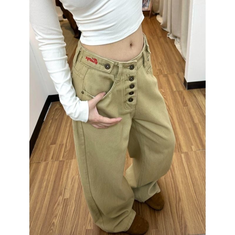 Unisex Casual Daily Denim Jeans - Image 1