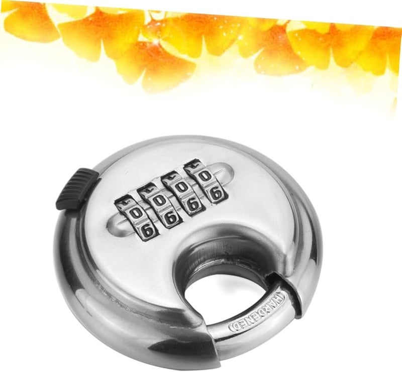 Jojofuny 4 Digit Combination Padlock Outdoor Use Secure Rvs Luggage Doors Easy Reset Black - Image 4