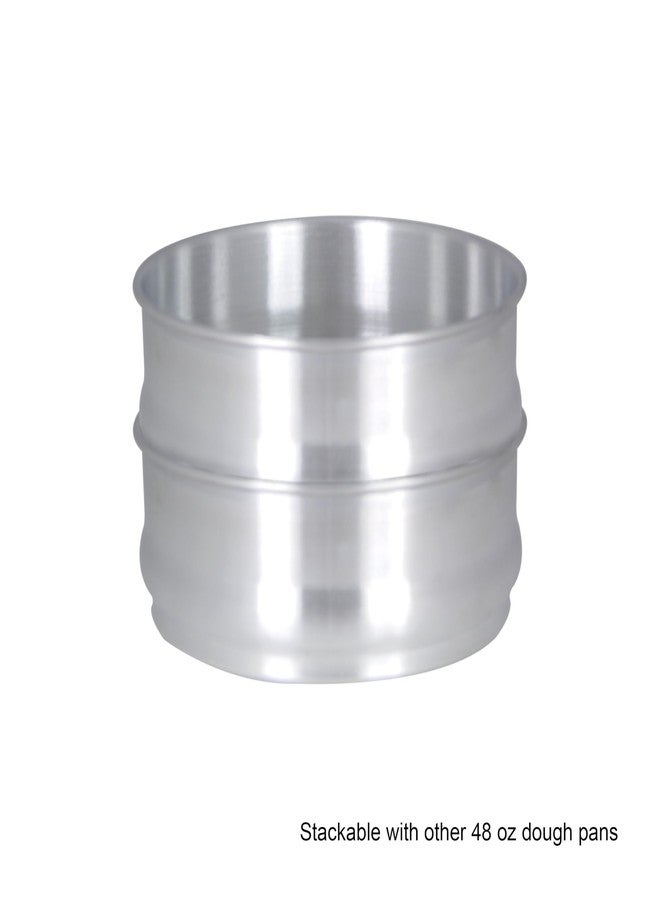 TrueCraftware- 48 oz. Round 8" Aluminum Dough Pan with Cover- Stackable Proofing Dough Pan Oven Safe Pizza Dough Proofing Pan Baking Gifts for Bakers Home Kitchen Restaurants - Image 5