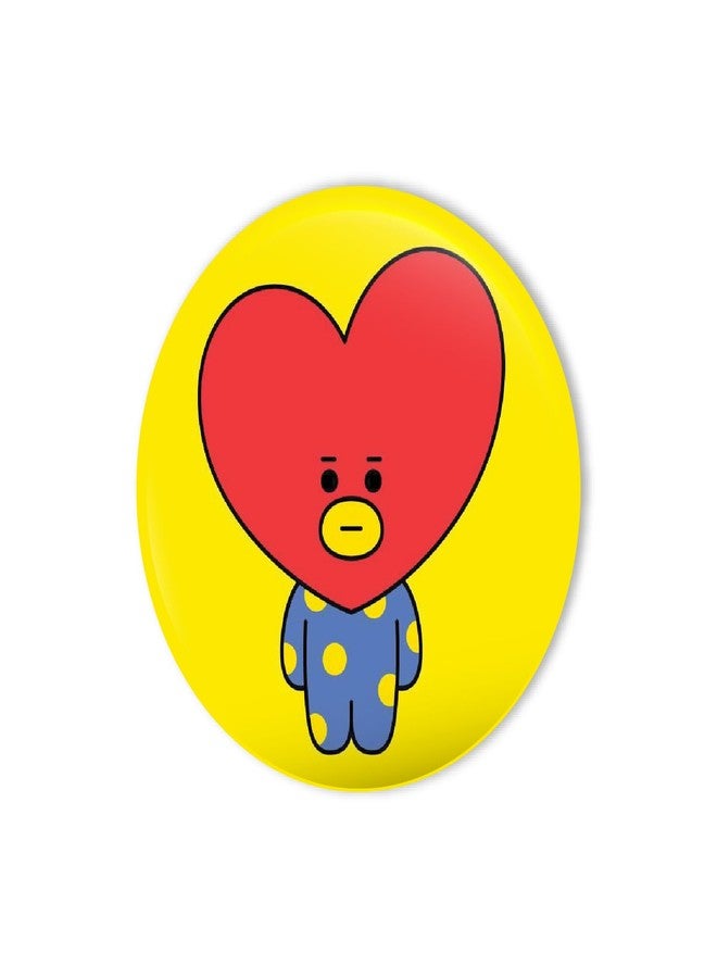 Bhai Please BTS V Badge | 44mm Round Shaped Pin- Badge | Pin-Back Button Badge | Gift for Birthday, Events (10) - Image 1