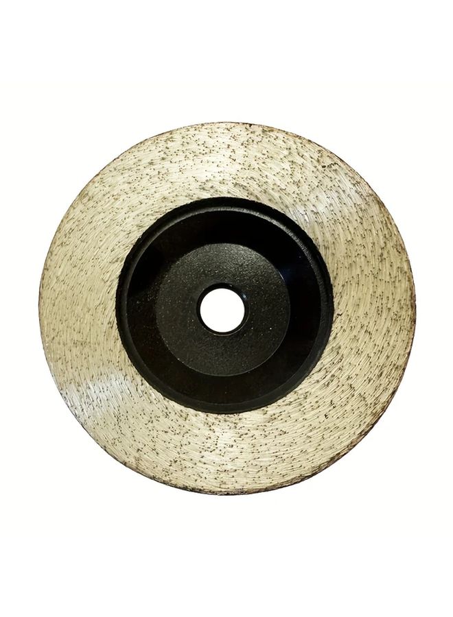 Lie Shan Hu 95mm 60 Grit Diamond Grinding Disc For M14 Threaded Concrete Granite Marble And Composite Brick High Speed Steel Abrasive Wheel For Precision Cutting Polishing And Marble Grinding Textured Grip Durable Construction - Image 1