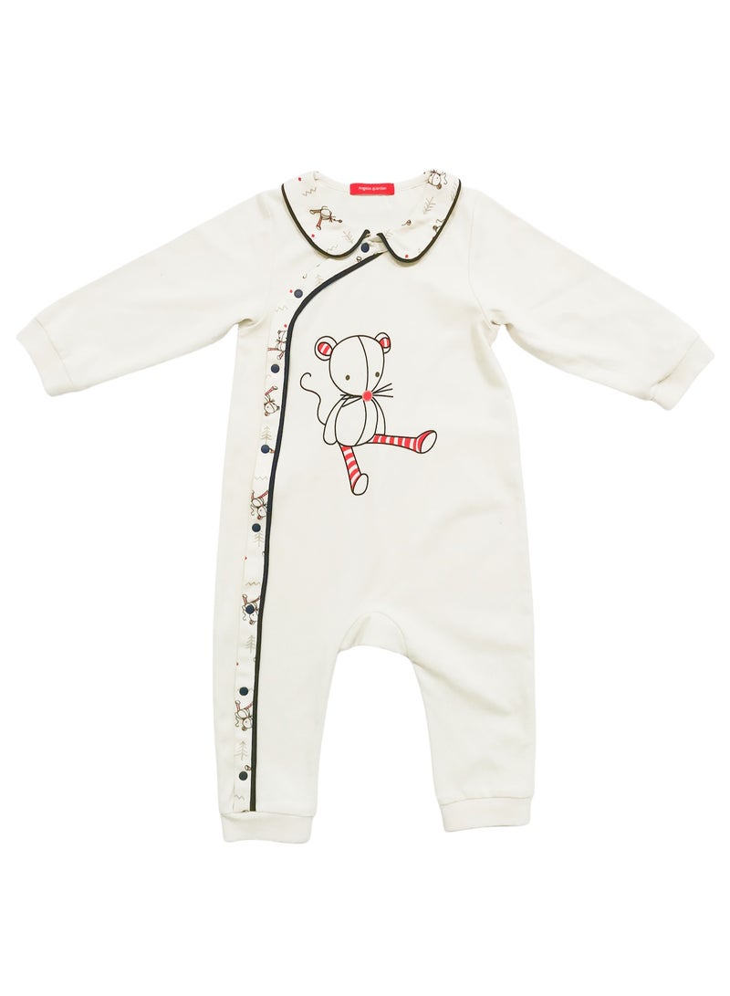 Infant Baby Unisex Long Sleeve Baby Romper Outfit Four Season Jumpsuit  - Image 1