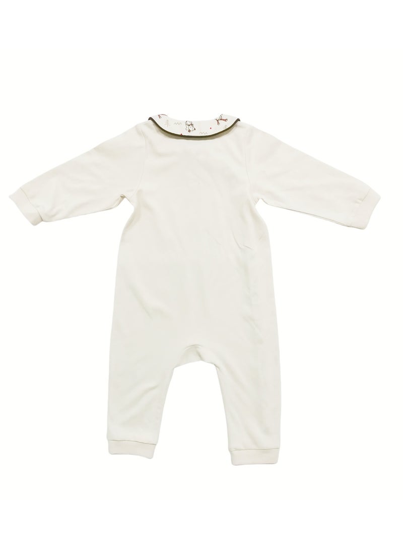 Infant Baby Unisex Long Sleeve Baby Romper Outfit Four Season Jumpsuit  - Image 2