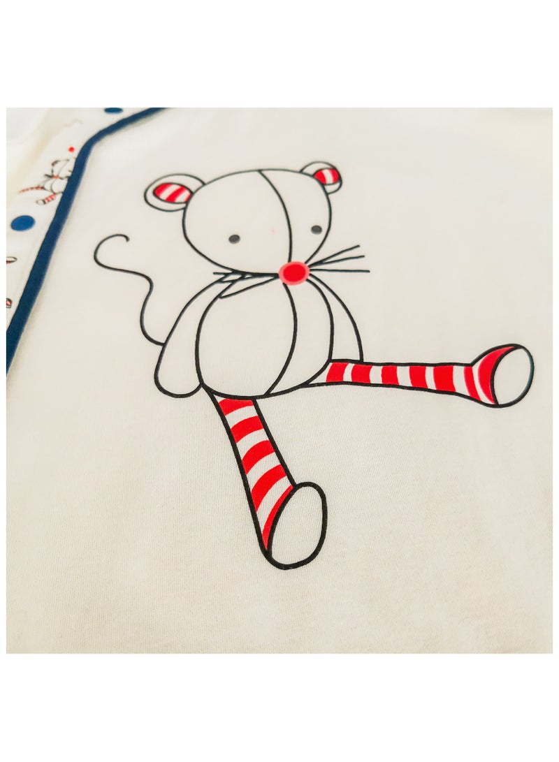 Infant Baby Unisex Long Sleeve Baby Romper Outfit Four Season Jumpsuit  - Image 3