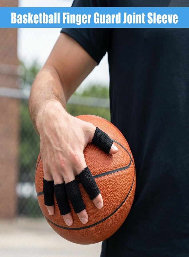 Thrymme 10 Pcs Finger Compression Sleeve, Breathable Thumb Compression Finger Sleeves for Arthritis, Basketball Fingers Sleeve for Volleyball, Gaming, Gym Training - Image 3