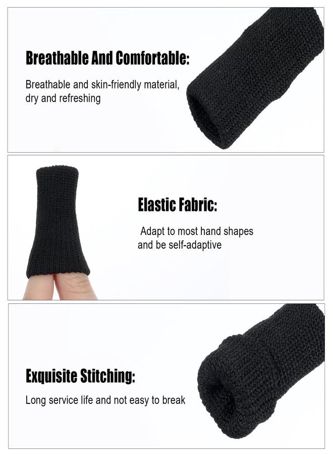 Thrymme 10 Pcs Finger Compression Sleeve, Breathable Thumb Compression Finger Sleeves for Arthritis, Basketball Fingers Sleeve for Volleyball, Gaming, Gym Training - Image 4