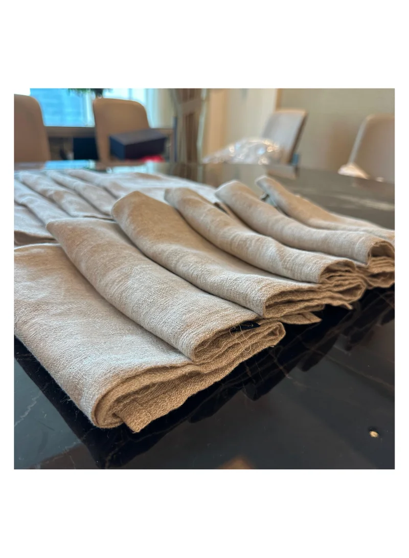 Tohfa Luxe Tohfa Luxe Jacquard Woven Embroidered Placemats – Set of 6, 35 x 50 cm | Luxury Fabric with Intricate Woven Embroidery for Sophisticated Table Styling