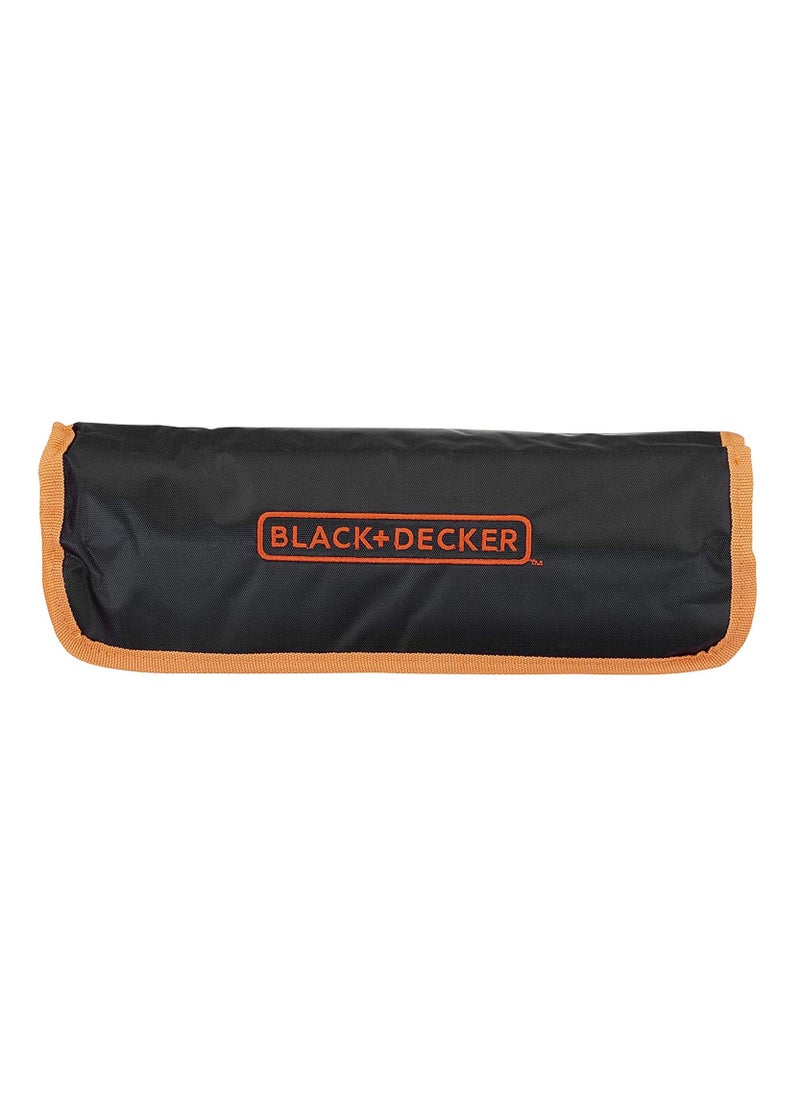 BLACK+DECKER - 77 Pieces Automotive Roll-up Kit with Socket Wrenches & Screwdriver Bitsets - Image 1