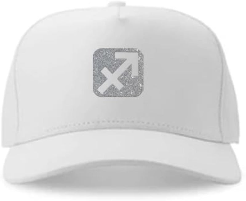 CAP (WHITE) LOGO Silver for men and women with sun protection.sports cap with distinctive shapes (14)
