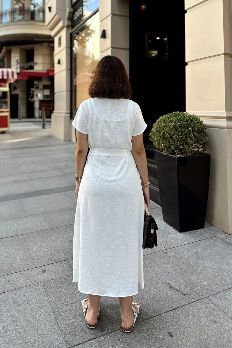 Weshaya Dress Women White - Image 3