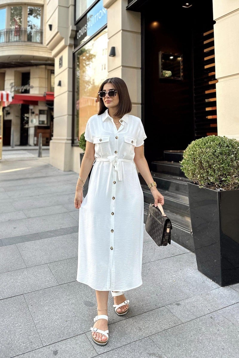 Weshaya Dress Women White - Image 2