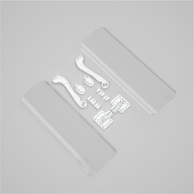 Adjustable Air Conditioner Deflector, Clear Split Air Blocker Air Blocker Blocker Air Deflector, Easy to Install for Home, Office, Bedrooms - Image 5