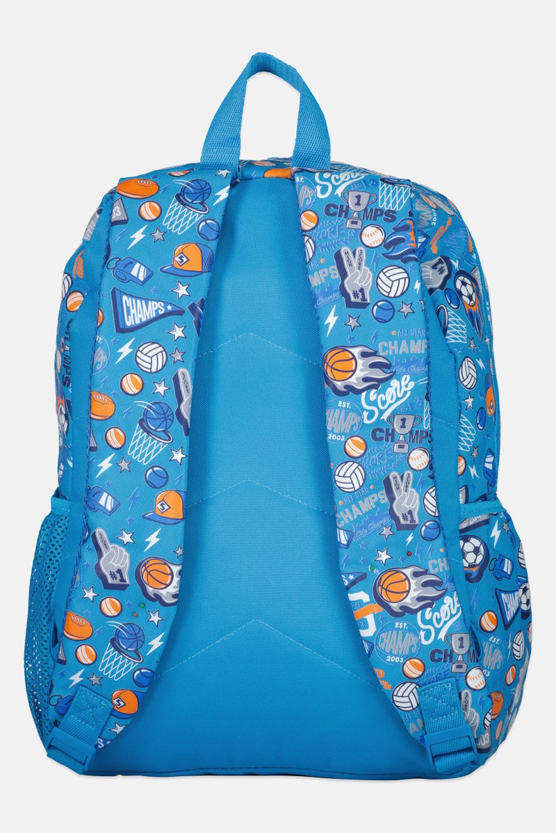 Joe Boxer Kids Boy Graphic Print Backpack, Multicolor - Image 2