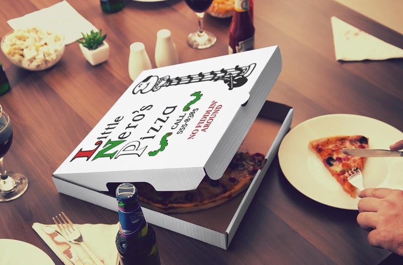 Zza Box Little Nero's Full Size Pizza Box Costume Prop Christmas Gift from Home Alone - Image 4