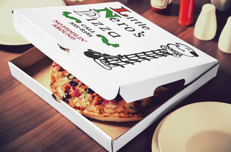 Zza Box Little Nero's Full Size Pizza Box Costume Prop Christmas Gift from Home Alone - Image 3