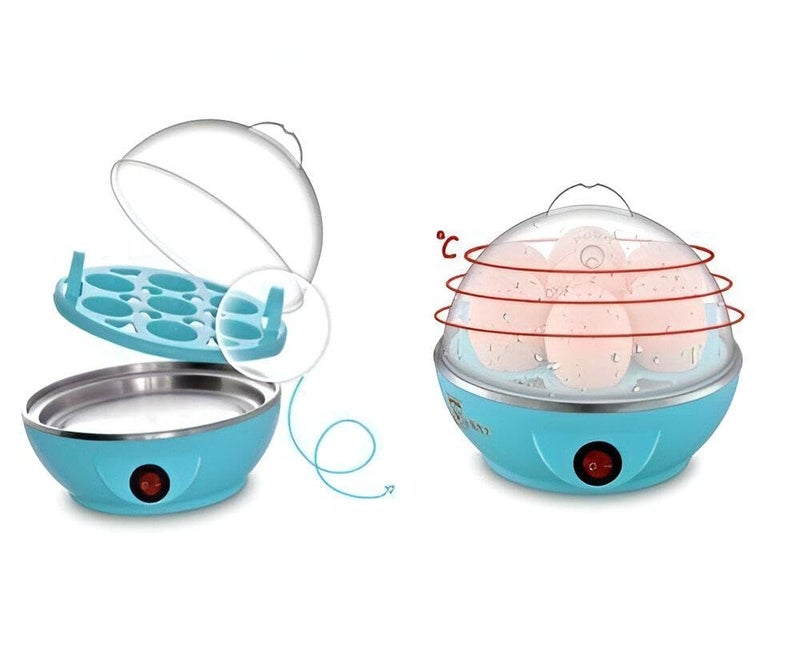 Rapid Egg Cooker - 7 Egg Capacity Electric Egg Steamer for Boiling, Poaching, and Omelet Making - Includes Measuring Cup, BPA Free, Easy to Clean & Store (option 2) - Image 2