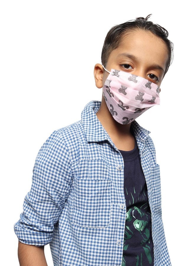hobf Dispossiable Mask Pack containing surgical masks 3 layer 100 pieces/pack of 100 / pack of 50 / black surgical mask pack of 100 & 200 - surgical mask for kids FGK100-GR,PK,Pr,L.PK,Pr,O-WH - Image 5