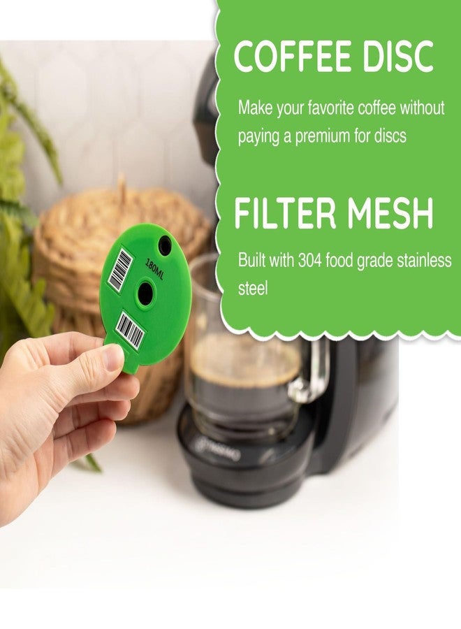 My-Cap Reusable Coffee Capsule Disc with Silicone Lid - Coffee Disc & Filter Set for Bosch Tassimo Brewer - Make Your Own Coffee Pod Discs - Reuse & Refill - Image 3